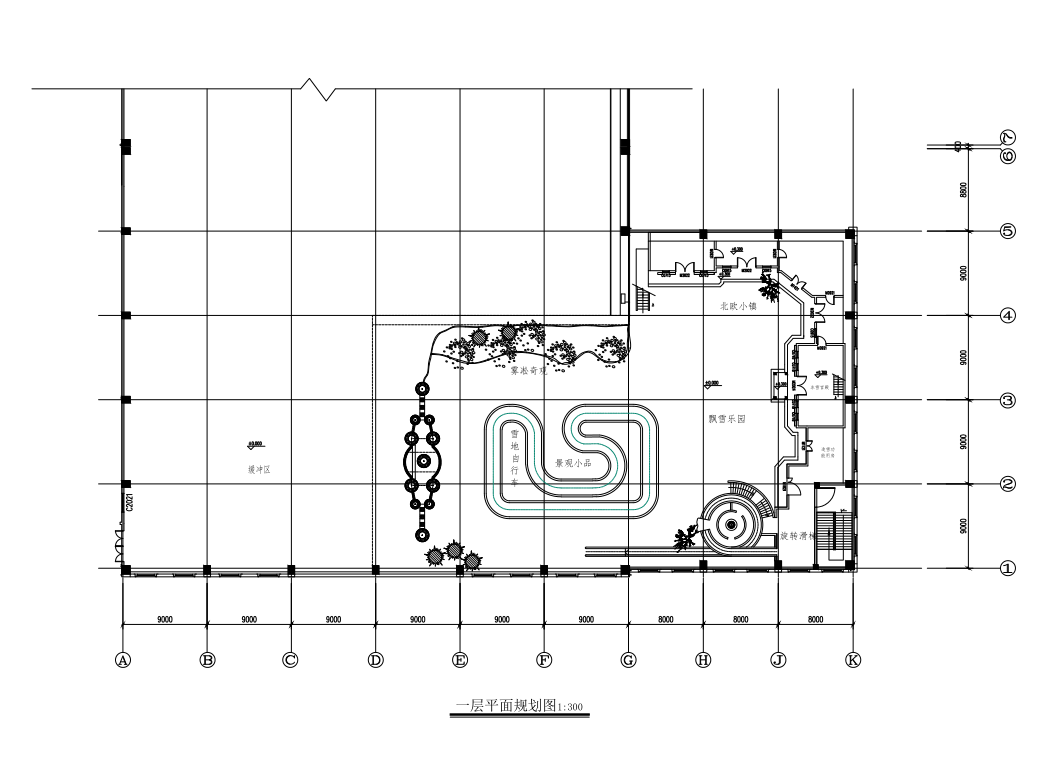 13000平冰雪规划设计图