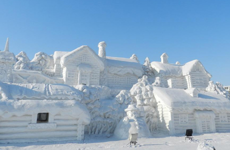 黑龙江室外雪雕